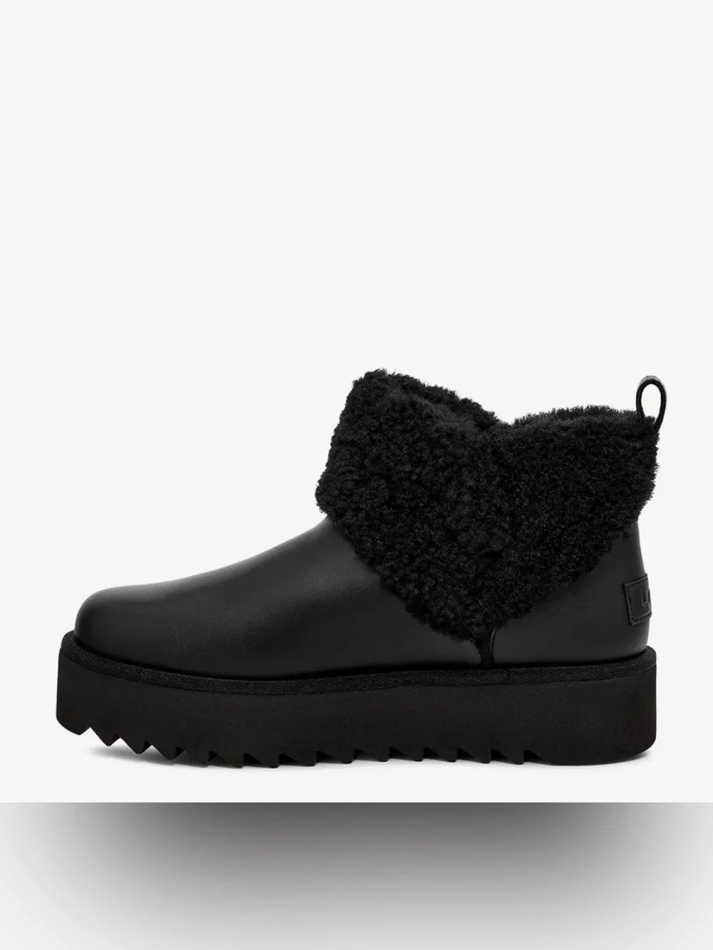 UGG Women's Black Ultra Mini Alina Bootie size 5 NEW /no box
